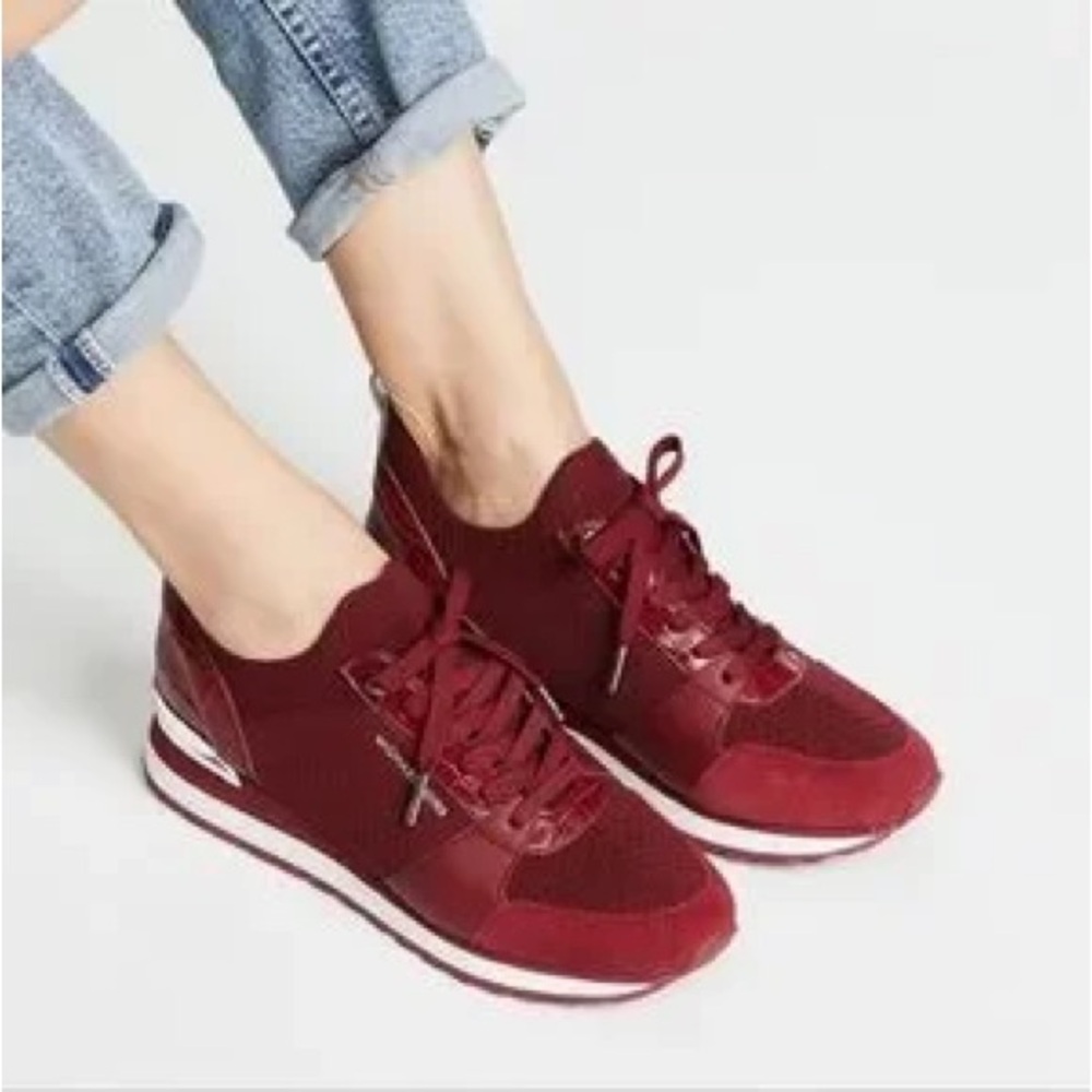 MICHAEL KORS Unique burgundy sneakers